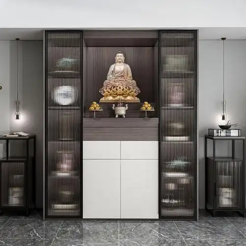 佛龛立柜现代风格供桌香案家用酒柜神台一体佛柜
