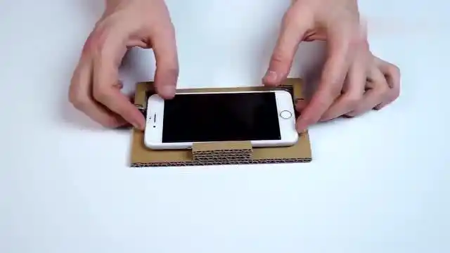 手工达人教你硬纸板制作手机摩托赛车游戏手柄