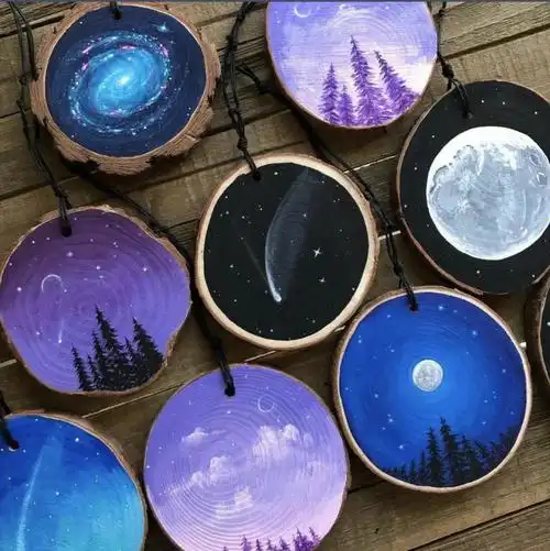 diy圆木片01彩色篇