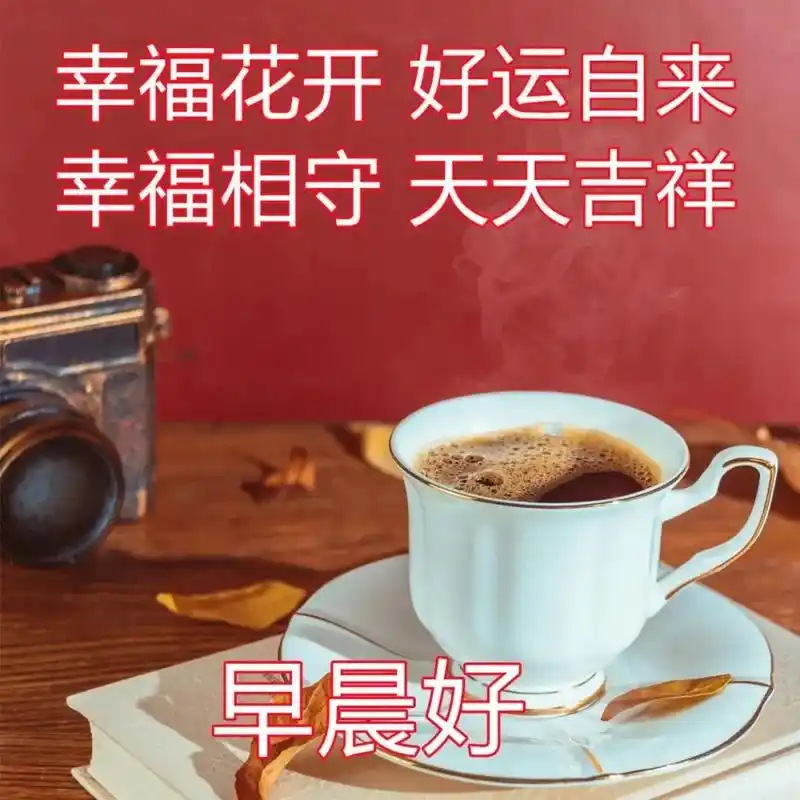 最新早上好祝福语表情图片,早安暖心问候短信