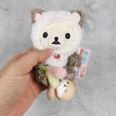 日本sanx轻松熊猫咪限定毛绒小公仔动物玩偶娃娃可爱礼物女生ins