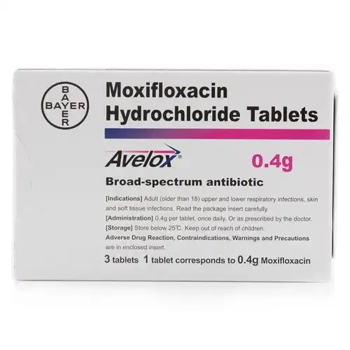 拜耳 拜复乐 盐酸莫西沙星片0.