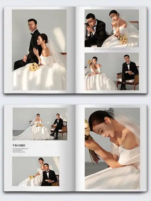 南京婚纱照   #相册排版   #婚纱照相册拍摄@雪中彩影-我们照片拘修