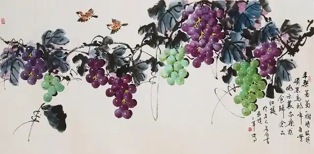 笔精墨妙,质朴高古——尹二军先生写意葡萄艺术风格之品鉴