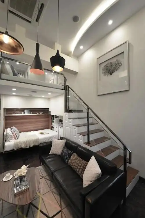 仗着4米的层高,表姐把新房装成网红款loft,超仙