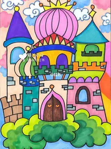 儿童画好看的城堡手抄报好看的手抄报