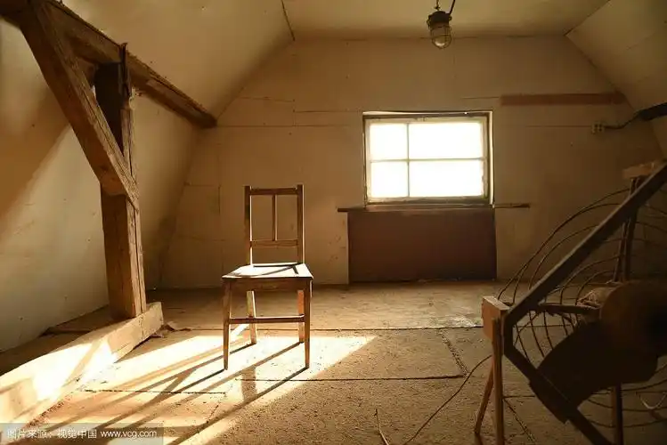 一个废弃的旧房间.