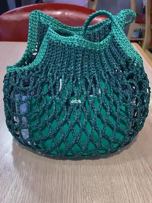 棉草 钩织 网兜_钩织_兴趣爱好_手工