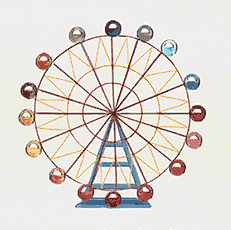 童话故事里的游乐园梦   说起游乐园   简直乐到开花   过山车,摩天轮