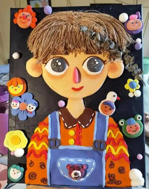 儿童画综合材料应用附步骤