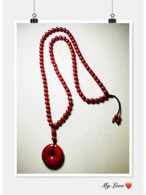 新年客订帝王砂项链,辟邪保平安#朱砂  #帝王砂  #饰品