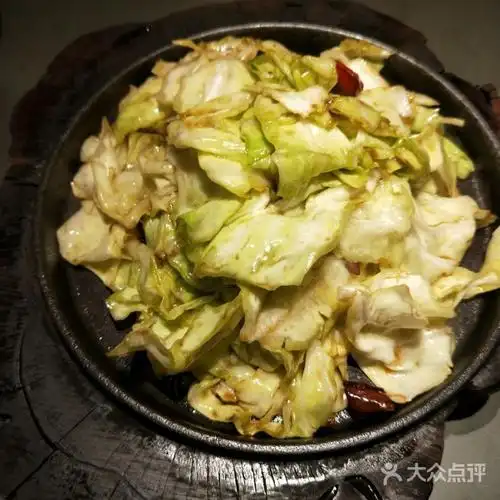 铁板手撕包菜
