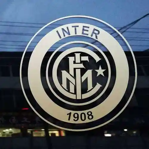 意甲国际米兰球队队徽队标汽车车贴大国际蓝黑军团电动摩托车贴纸