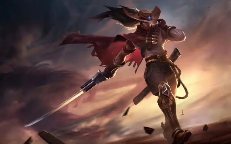 英雄联盟亚索西部牛仔4k动态壁纸_英雄联盟