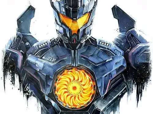 环太平洋危险流浪者简笔画环太平洋突袭号简笔画步骤环太平洋鬼头为简