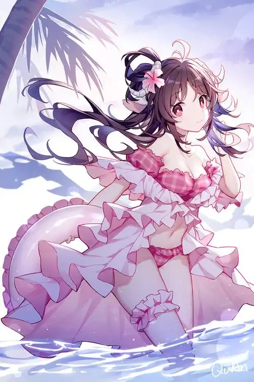 泳装小羊明日方舟艾雅法拉