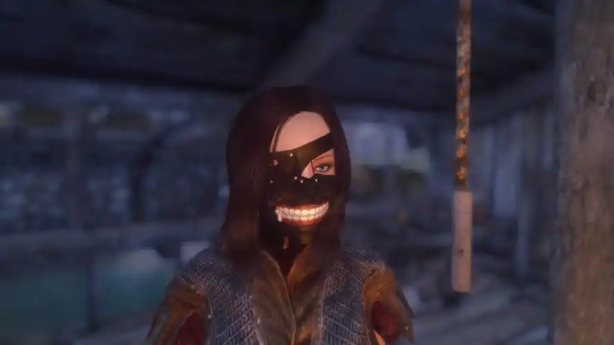 上古卷轴5重制版金木研面具mod绿色版