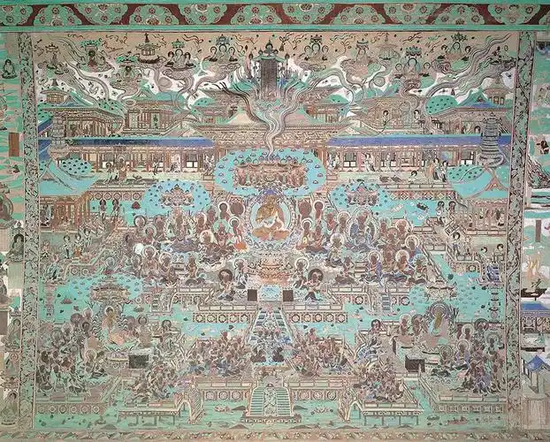 莫高窟第148窟壁画 敦煌研究院供图