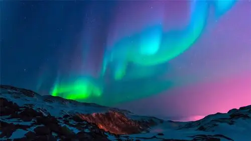 梦幻极光唯美高清桌面壁纸