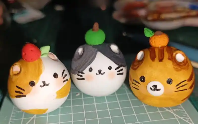 [超轻粘土]可爱小猫咪制作