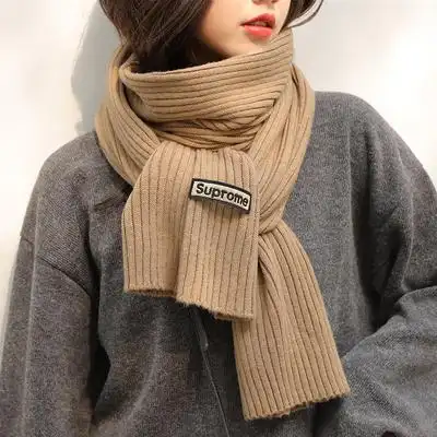 围巾女秋冬季韩版百搭毛线围脖长款 商品反馈