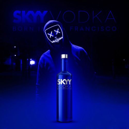 【年后发货】瑞典绝对伏特加酒40度蓝天深蓝伏特加酒40度烈酒调酒