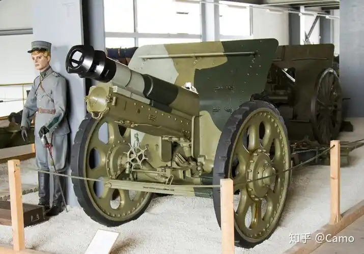 一战奥俄美火炮迷彩伪装
