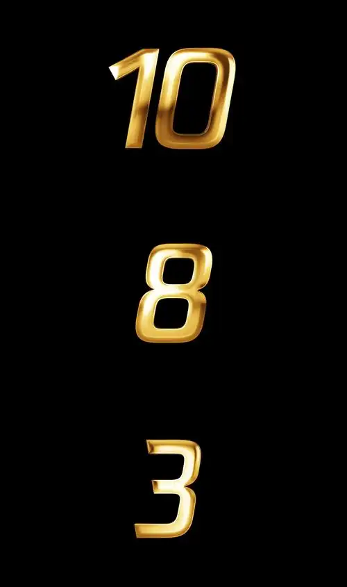 10秒金色倒计时(带通道)_1920x1080_高清视频素材下载(编号:4246762)