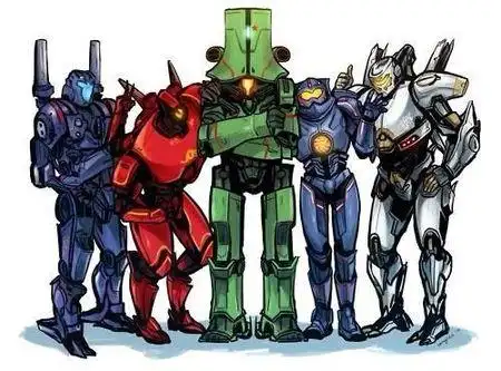 求环太平洋主要的几个机甲的图片_百度知道