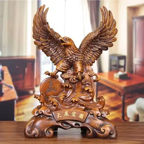 大展宏图老鹰摆件老板办公室桌工艺品家居装饰品招财开业乔迁礼品