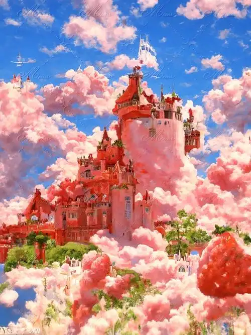 91梦幻的粉红草莓城堡,你的.