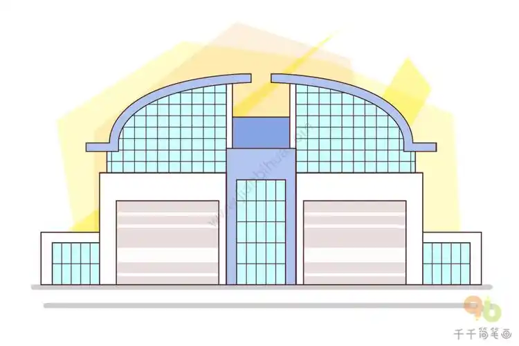 历史博物馆简笔画