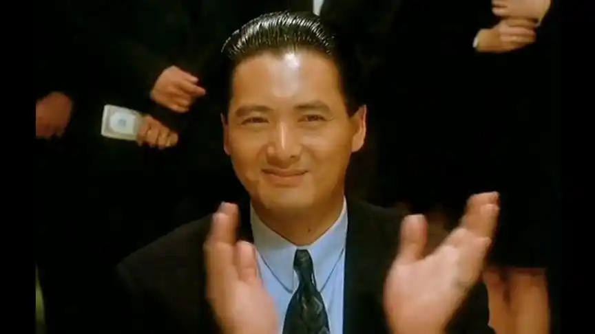 周润发,无人能驾驭的大背头发型,一代经典,永远的小马哥