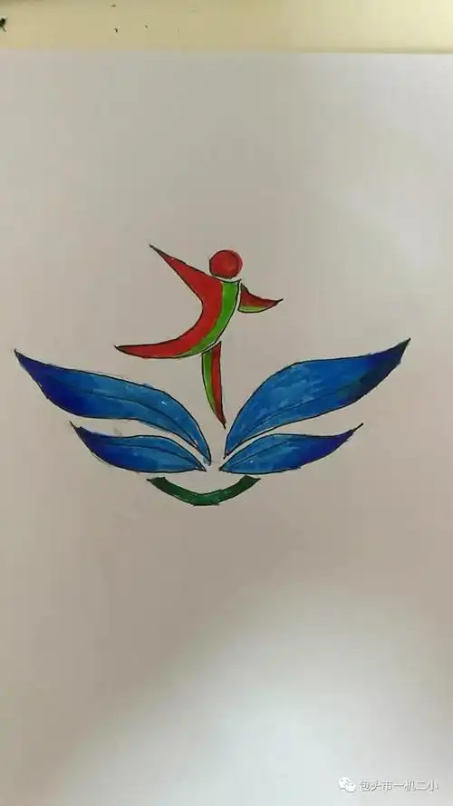 创意无限--- 一机二小二(2)中队"我们的动感中队"队徽设计大赛