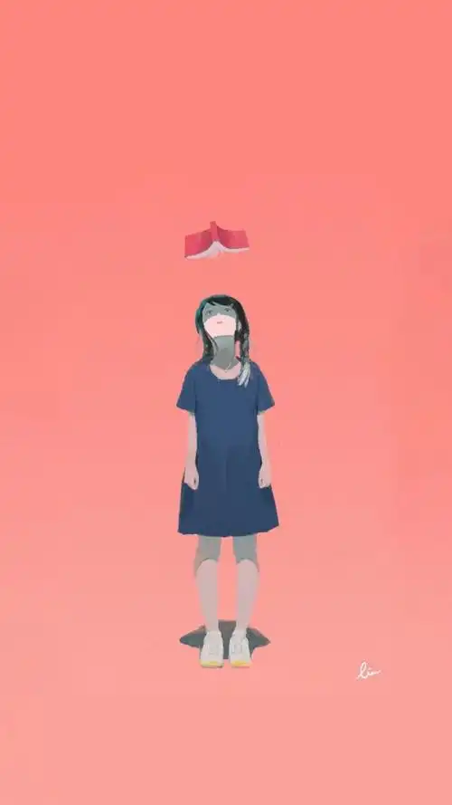 动漫图高冷可爱小清新双马尾长发攻软妹御姐古风二次元粉色少女粉萝莉