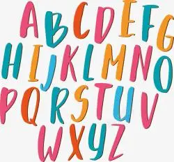 26个英文字母艺术字