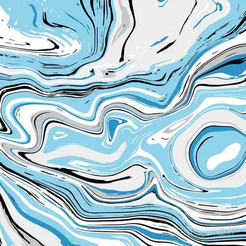 大理石纹理的插图