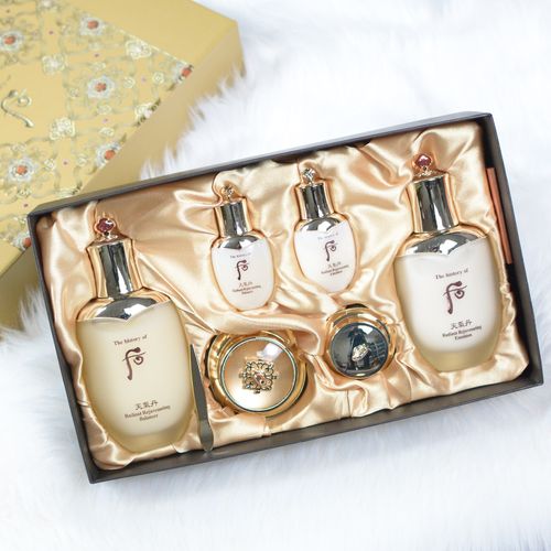 whoo后天气丹皇后套盒套装华泫三件套装肌肤女水乳霜