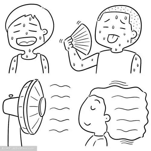 一群人在炎热的天气里