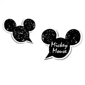 米奇, 矢量, 插画, 图标, 鼠标,现代,黑色,贴纸,耳朵,画米老鼠头照片