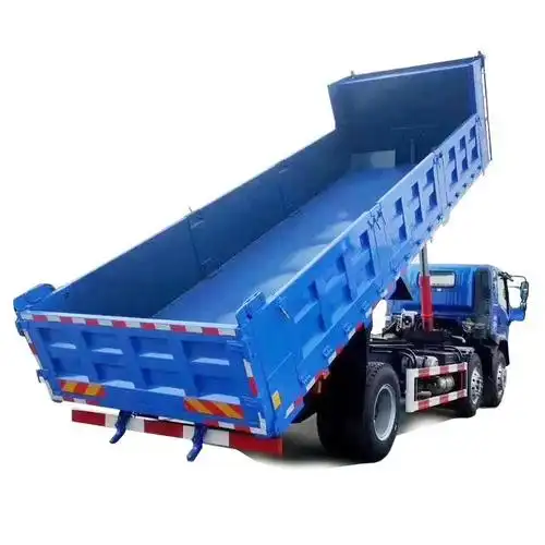 润楚 国六自卸车前四后四 东风华神轻卡货车小三轴7.2米货箱