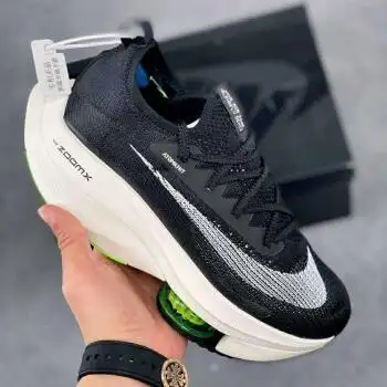 air zoom马拉松破2代 碳板气垫男女情侣款运动基普乔格跑步鞋 黑白 38