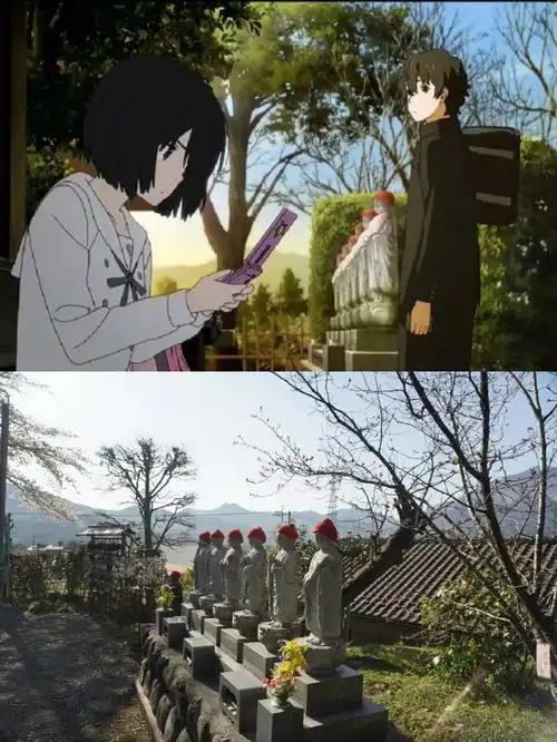 圣地巡礼  #动漫  #日本  #旅游  #超平和  #心灵想要大声呼喊  #冈