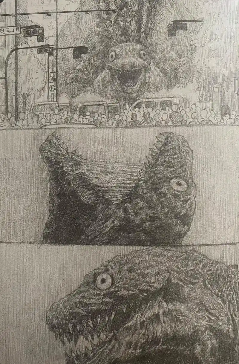 新哥斯拉2016.图一:哥斯拉进化成第二阶段在城中爬行.图 - 抖音