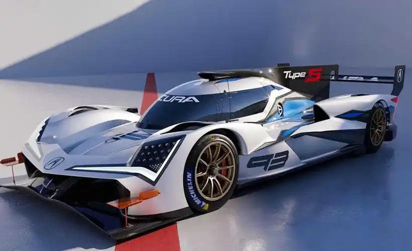 前脸设计很另类,讴歌arx-06耐力赛车亮相2022圆石滩车展