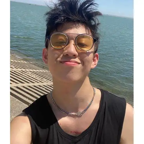 嘻哈古巴项链潮牌richbrian七哥同款锁骨男女项链