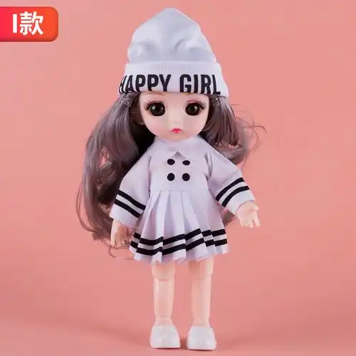 定制伊梦丝芭比娃娃17厘米伊梦丝芭比娃娃过家家迷你儿童玩具女孩换装