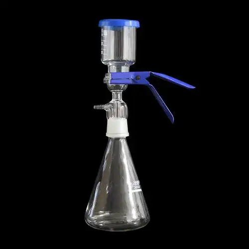 玻璃砂芯过滤装置 1000ml 溶剂过滤器 抽滤装置实验玻璃仪器