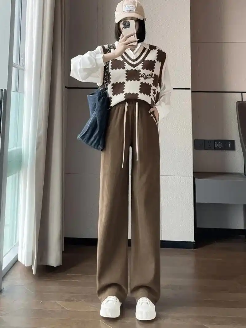 这款阔腿裤真的是秋冬必备啊!