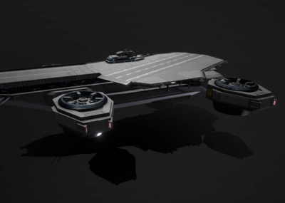 次世代 pbr 科幻航空母舰 宇宙飞船 太空战舰 飞行堡垒 外星文明 赛博